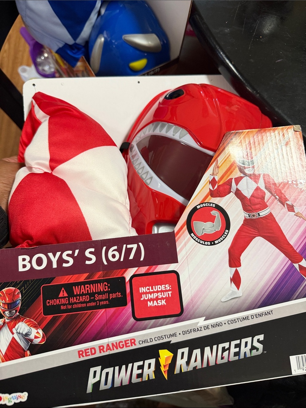 Power Ranger Red Ranger Kids Costume - Red (Boys 6/7)